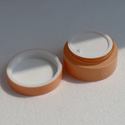Frascos cosméticos PCR Frasco de vidro fosco recarregável de parede dupla com embalagem cosmética de loção creme 30g
