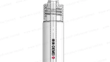 Frasco conta-gotas de óleo essencial de vidro verde gradiente de 3ml 10ml